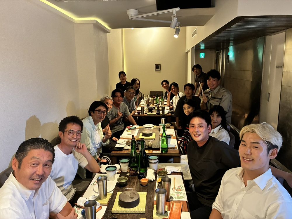 宮川会での食卓の様子